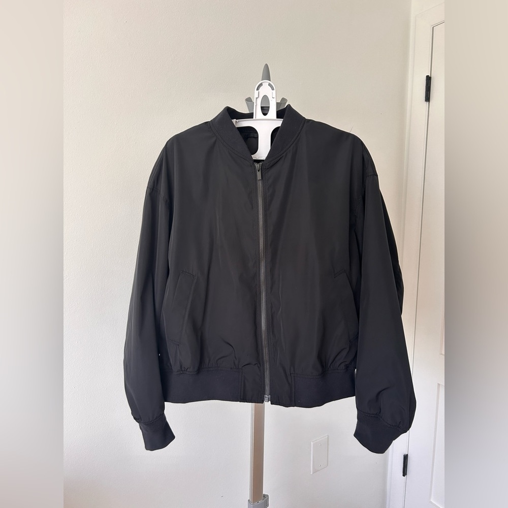 Uniqlo Black Bomber Jacket